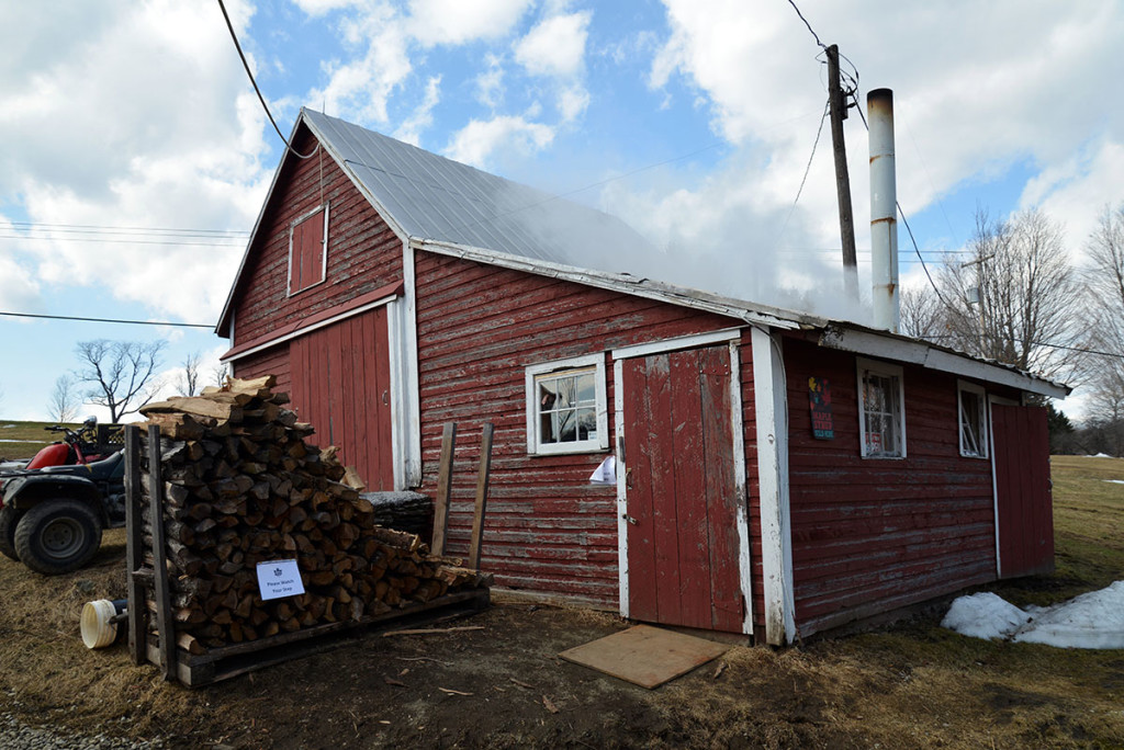 16 Soukup sugar shack and woodpile